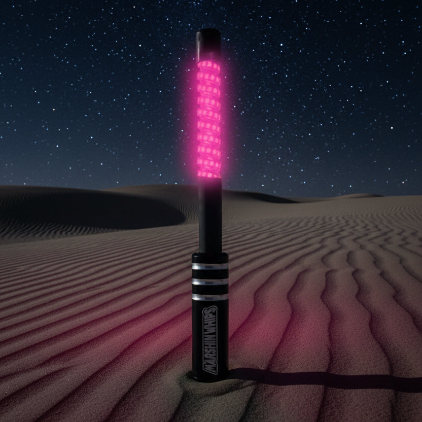 Mini Moe Red Edition LED Whips | Compact High-Output Safety Whips | Pair - view 6
