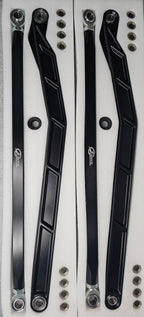 2022 to Current Polaris RZR Pro R, Pro S, Turbo R High Clearance Radius Rods in Black Finish