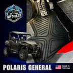 Polaris General 1000 HD 9mm Rubber Mats (2019 - current) by Top Side Surface Treatments