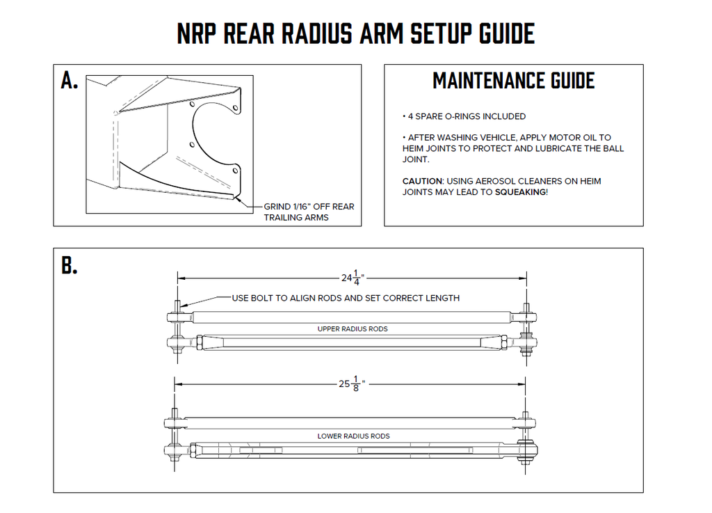 NRP RZR XP1000 & TURBO Billet High Clearance Radius Rods - view 5