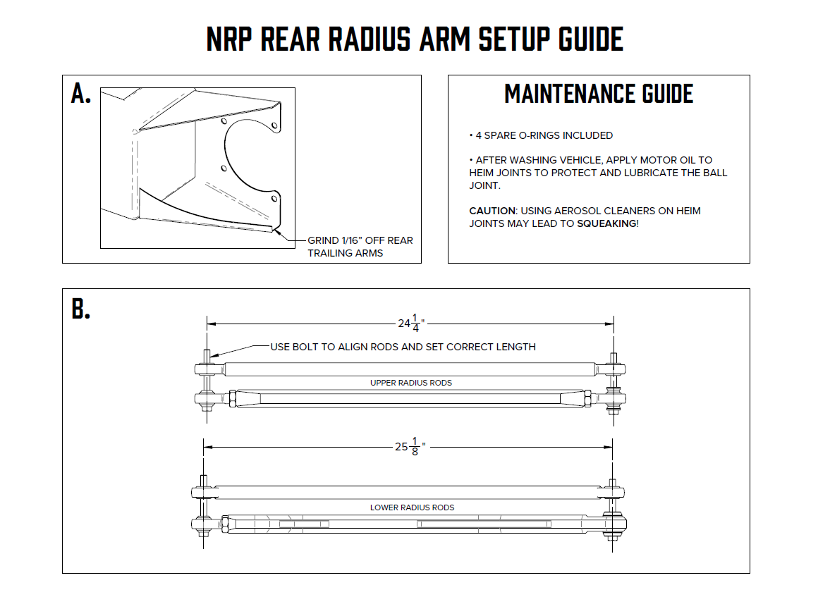 NRP RZR XP1000 & TURBO Billet High Clearance Radius Rods - view 5
