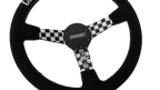 PRP X Shreddy Checkered Steering Wheel, Deep Dish