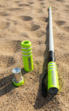 Game Changer LED Whip - Savage Sage Green Single by Marshin Whips