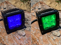 Blue / Green Dual Color Off Road LED Pod by GGLighting
