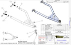 Polaris RZR Pro R/Turbo R 4130 Chromoly Front A Arms
