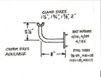 Single Clamp Spare Tire Mount