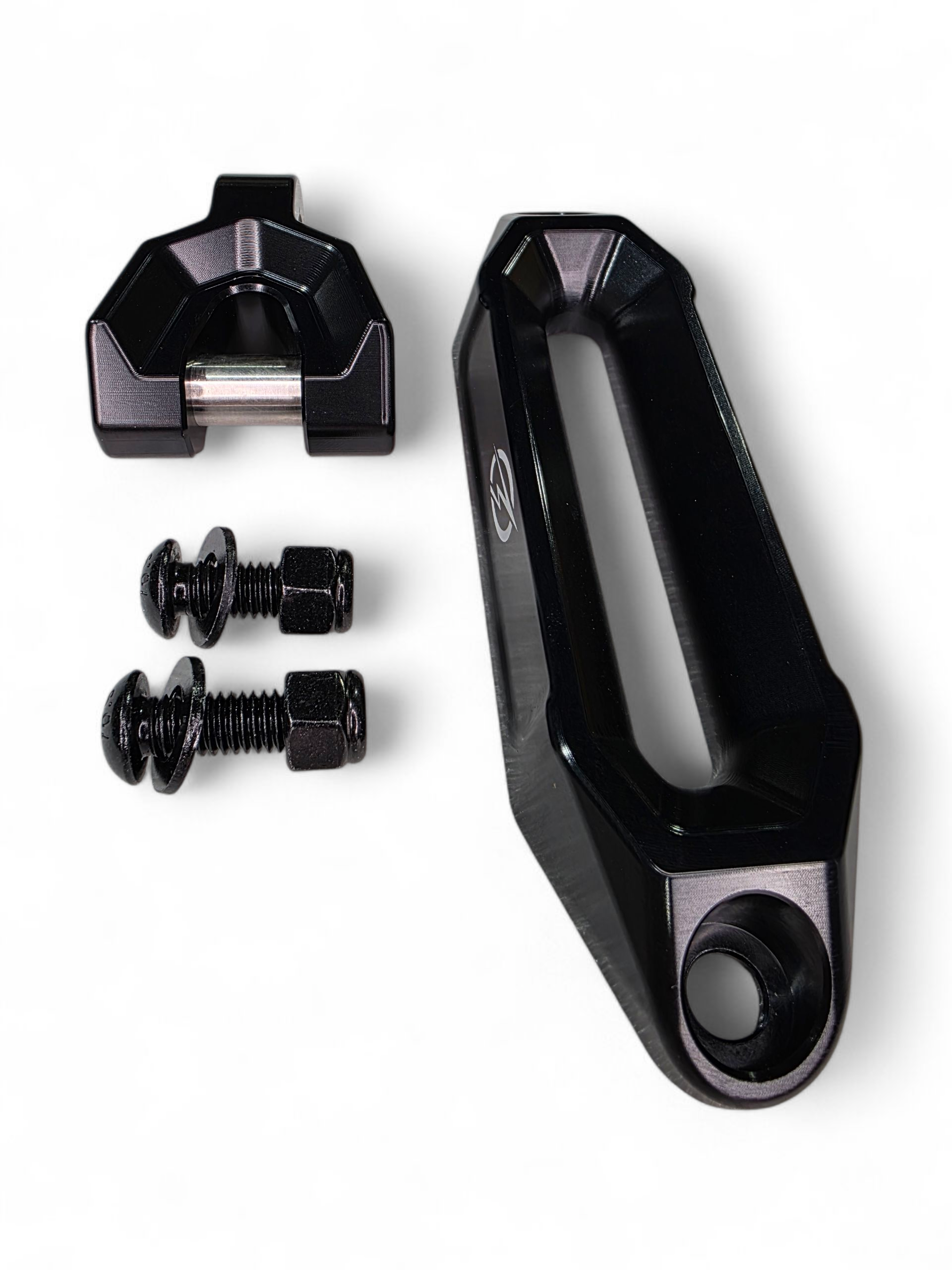 Elektric Offroad Designs UTV Winch Fairlead and Hook (Black)