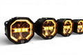 10 Light U-Con Interlocking Off Road LED Pod With Amber or White DRL Running Light - view 2