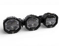 3 Light U-Con Interlocking Off Road LED Pod With Amber or White DRL Running Light by GGLighting
