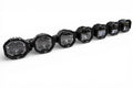 7 Light U-Con Interlocking Off Road LED Pod With Amber or White DRL Running Light by GGLighting
