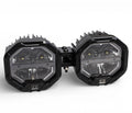 2 Light U-Con Interlocking Off Road LED Pod With Amber or White DRL Running Light by GGLighting