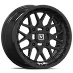 V03 14X7 +25MM 4X110 GLOSS BLACK