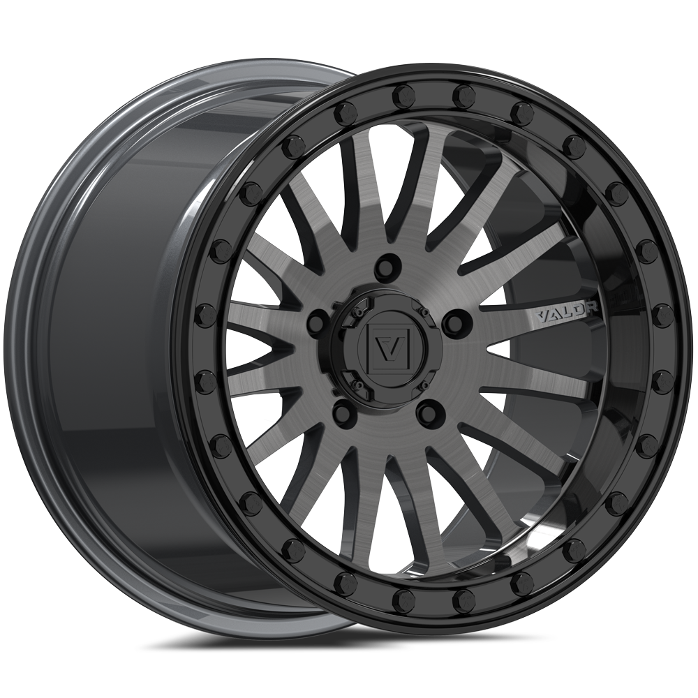 V06 BEADLOCK 15X10 +25 5X114.3 BRUSHED GUNMETAL
