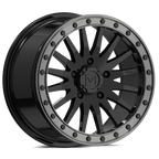 V06 BEADLOCK 15X8 +40 5X114.3 GLOSS BLACK