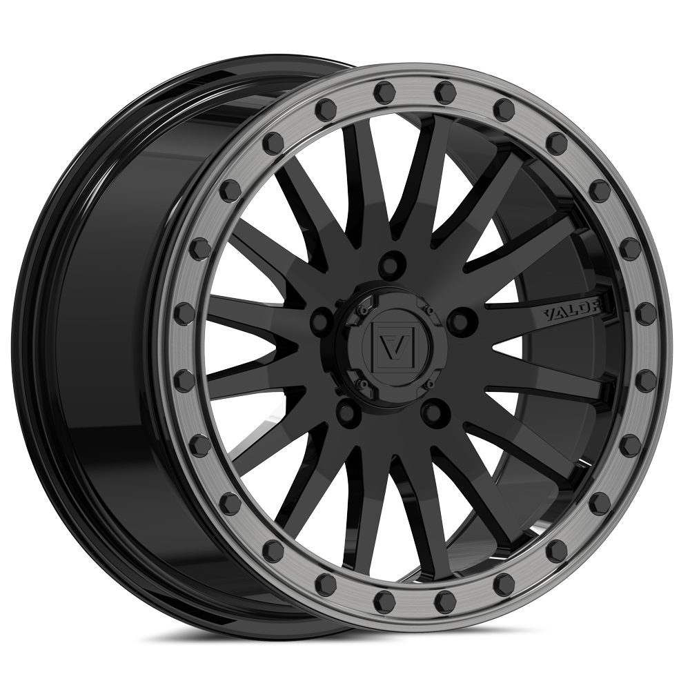 V06 BEADLOCK 15X8 +40 5X114.3 GLOSS BLACK