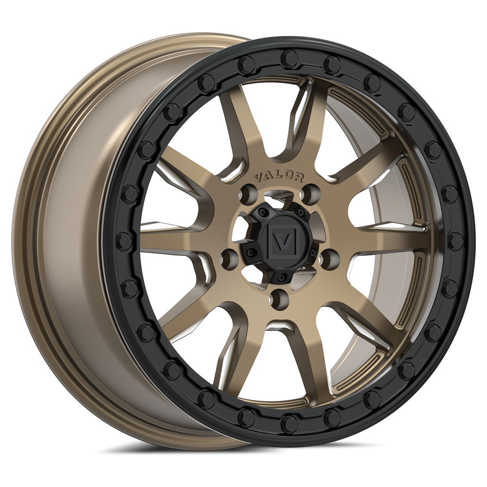 V15 BEADLOCK 15X7 +45MM 5X114.3 SATIN BRONZE MILLED