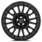 V16 BEADLOCK 15X8 -12MM 5X114.3 SATIN BLACK