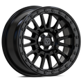 V16 BEADLOCK 15X7 +35MM 4X156 SATIN BLACK by Valor Offroad