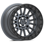 V16 BEADLOCK 15X8 -12MM 4X137 SATIN GUNMETAL