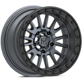V16 BEADLOCK 15X8 -12MM 5X114.3 SATIN GUNMETAL by Valor Offroad
