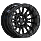 V16 BEADLOCK 15X8 -12MM 4X137 SATIN BLACK