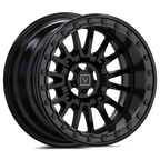 V16 BEADLOCK 15X8 -12MM 4X156 SATIN BLACK