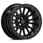 V16 BEADLOCK 15X8 -12MM 5X114.3 SATIN BLACK