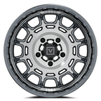 V17 15X8 +10MM 5X114.3 BRUSHED GUNMETAL