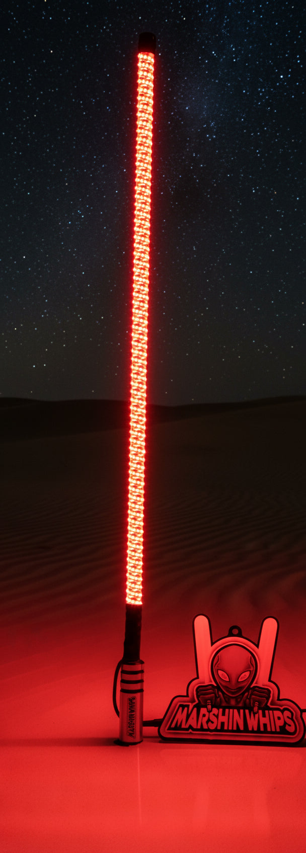 V3 Black Out LED Single Whip | Hex Magnetic Base UTV Light - view 2