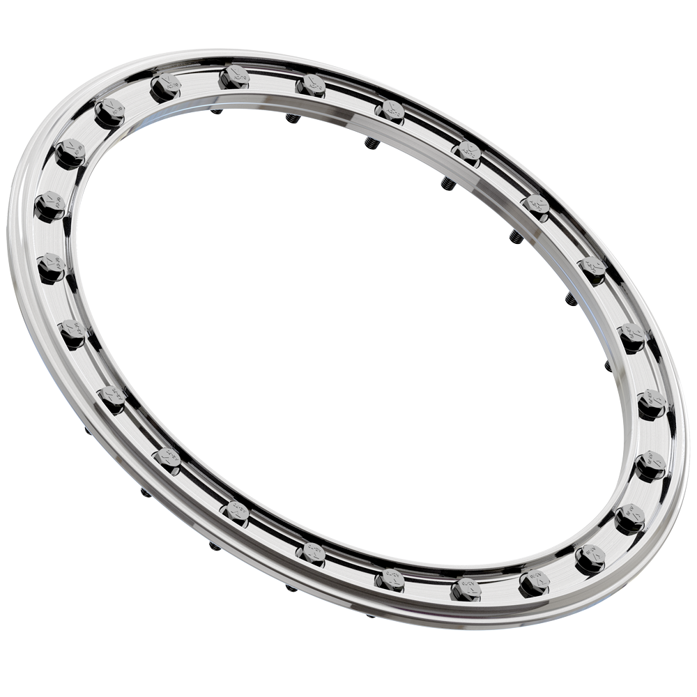 15" VBR10 BEADLOCK RING - RAW MACHINED