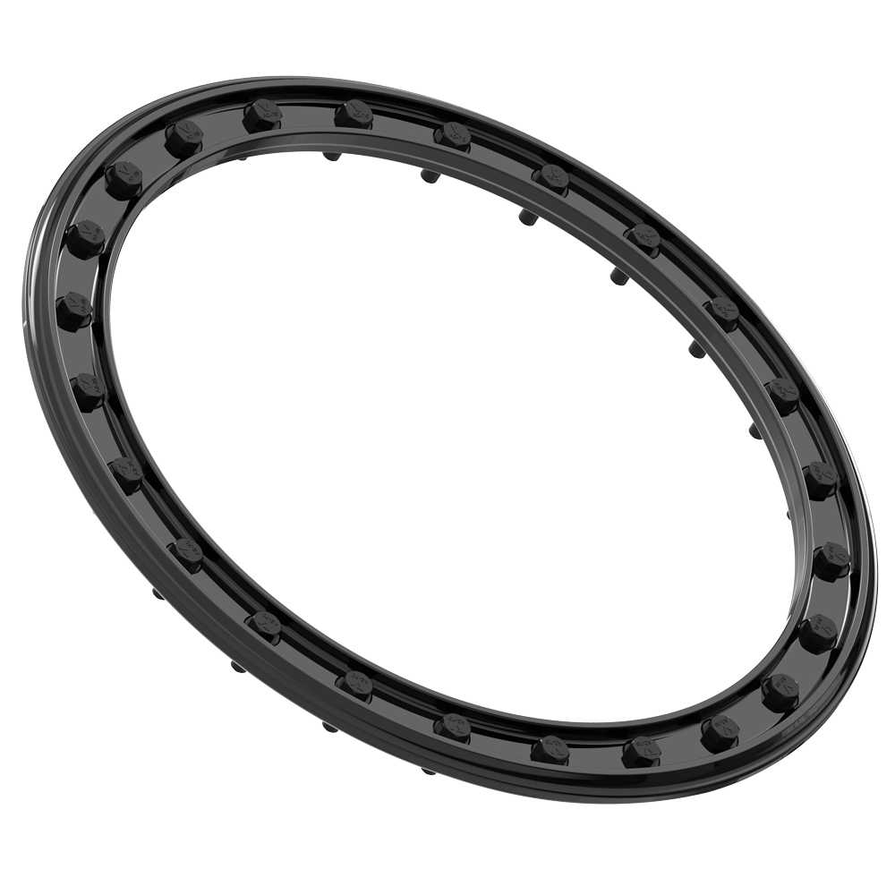 15" VBR10 BEADLOCK RING - GLOSS BLACK