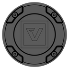 VCAP1 GLOSS BLACK GB LOGO - ABS