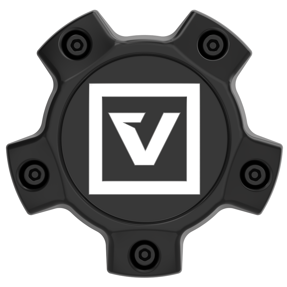 VCAP2 SATIN BLACK SW LOGO - BILLET