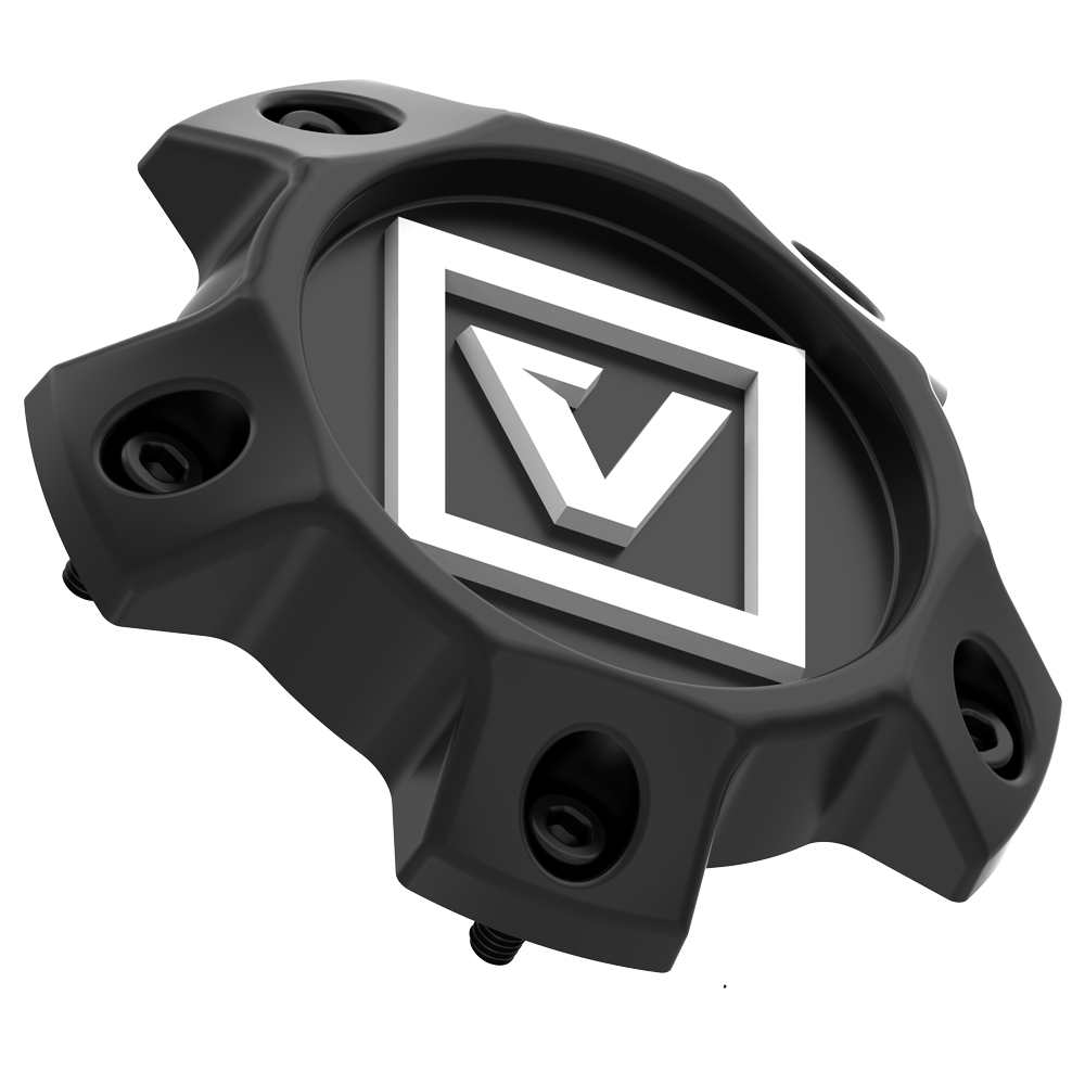 VCAP2 SATIN BLACK SW LOGO - BILLET