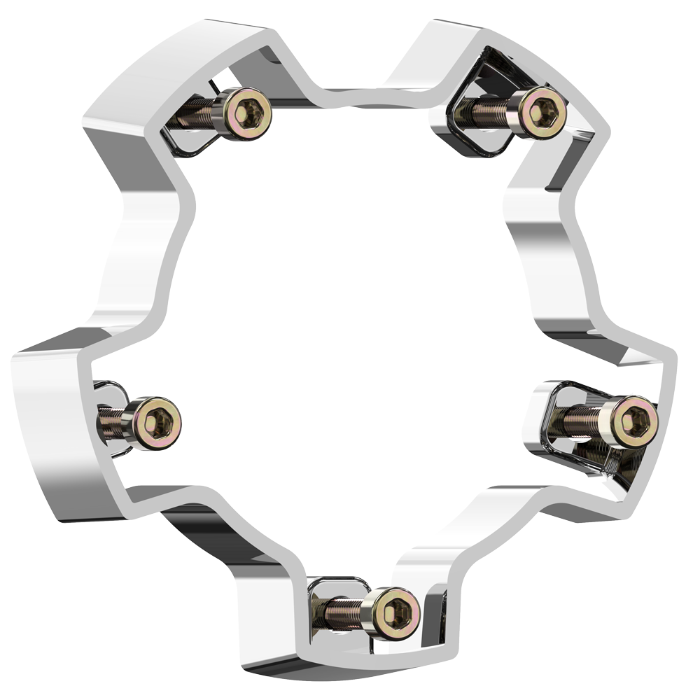 VCAP2 CAP RISER CHROME - ABS