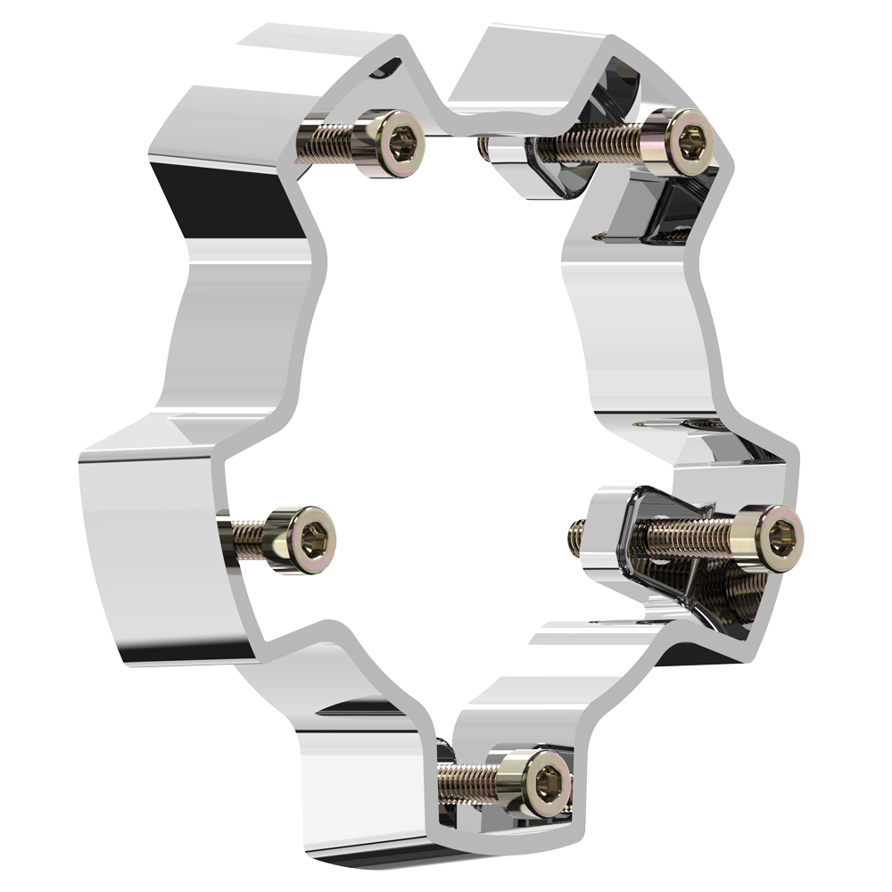 VCAP2 CAP RISER CHROME - ABS