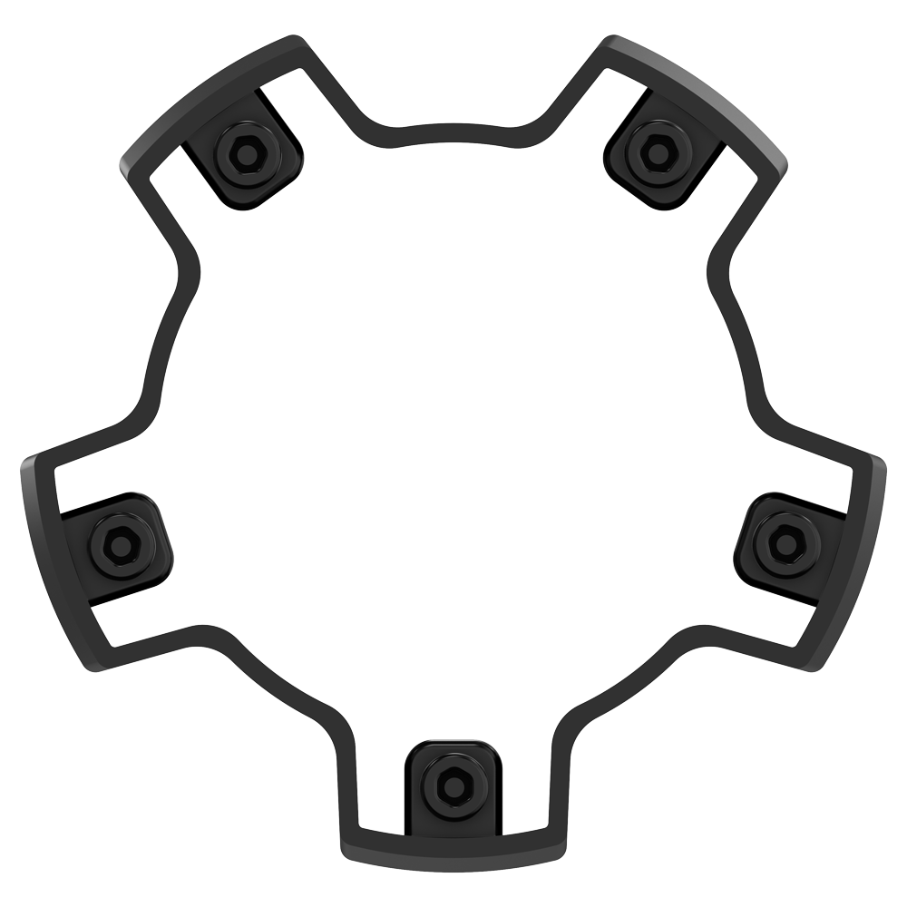 VCAP2 CAP RISER SATIN BLACK - ABS