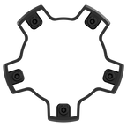 VCAP2 CAP RISER SATIN BLACK - ABS