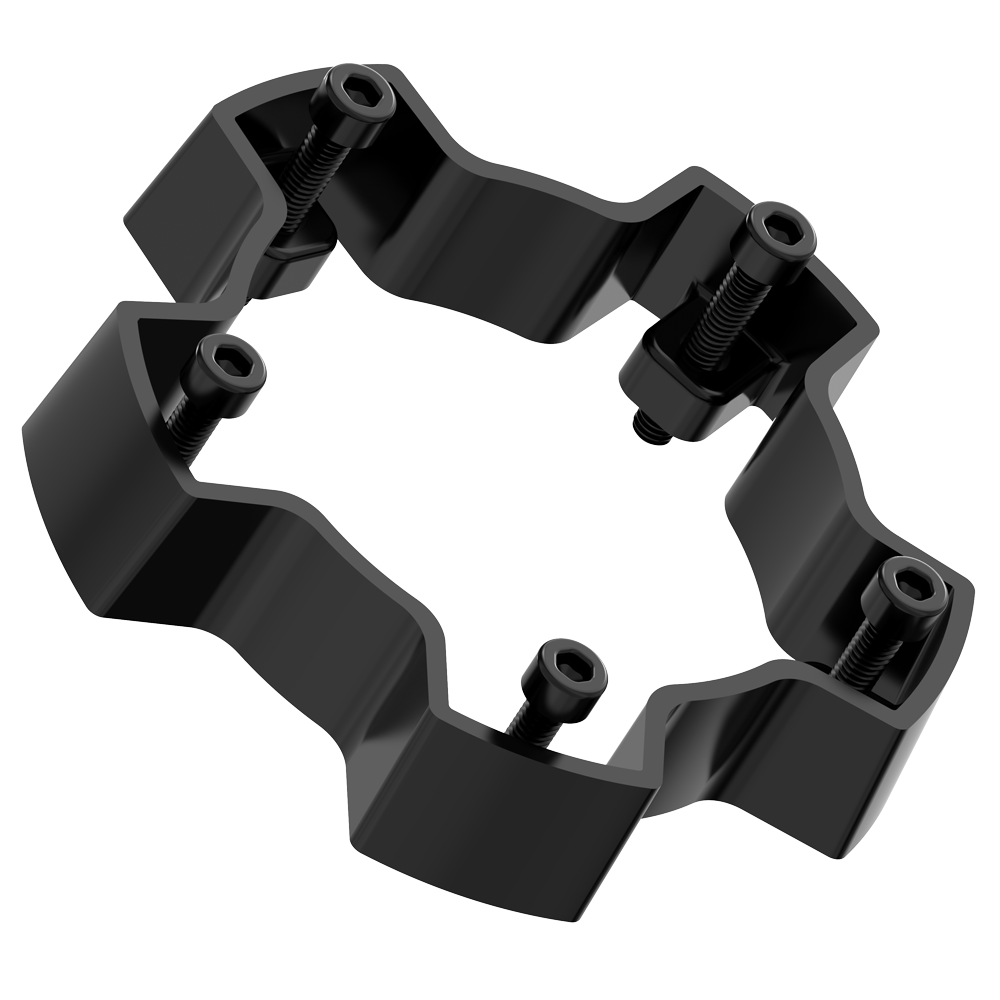 VCAP2 CAP RISER SATIN BLACK - ABS