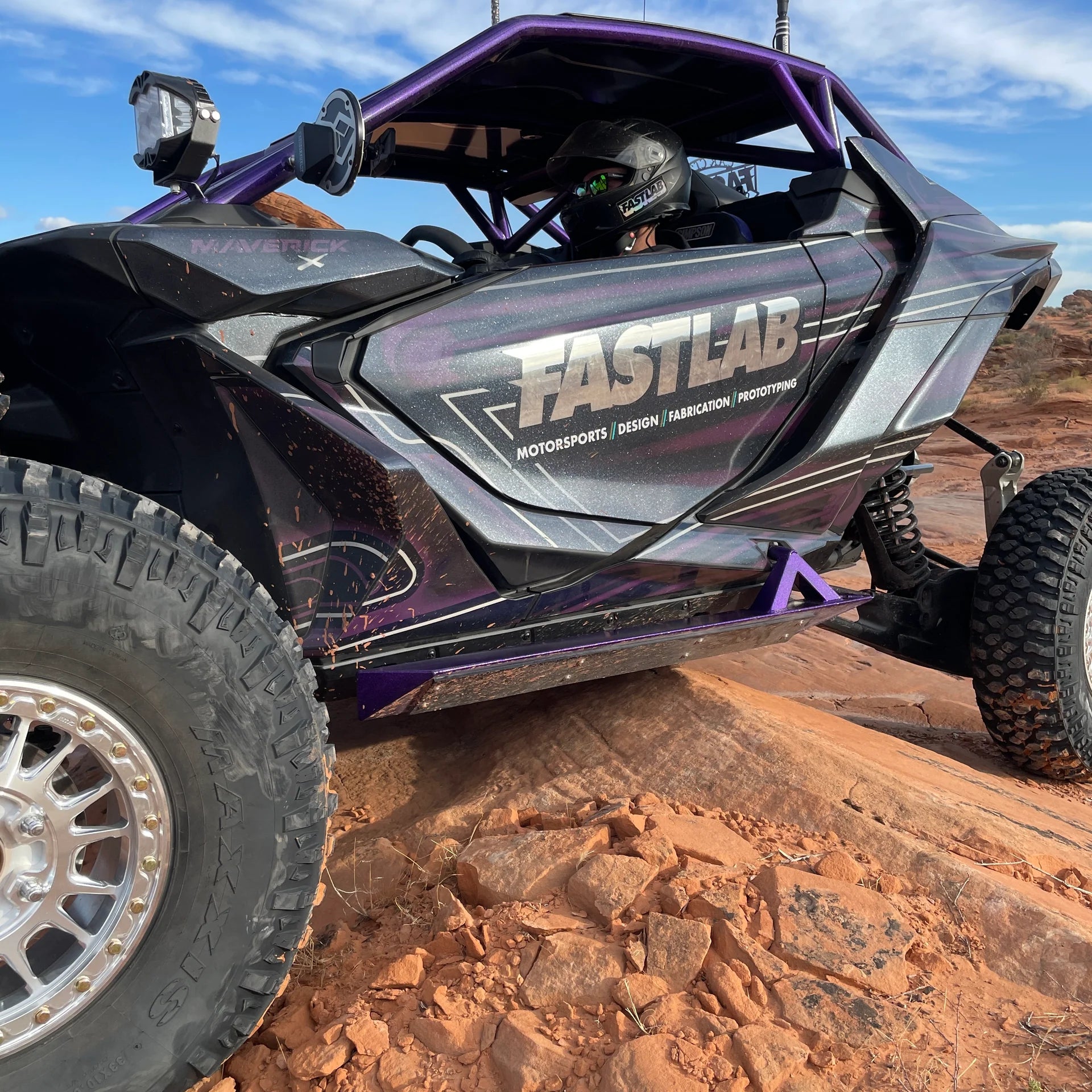 Can-Am Maverick R 2-Seat Rock Slider Steps image 6