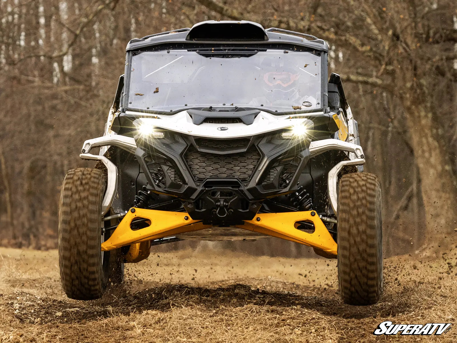 Can-Am Maverick R Scratch-Resistant Full Windshield image 5