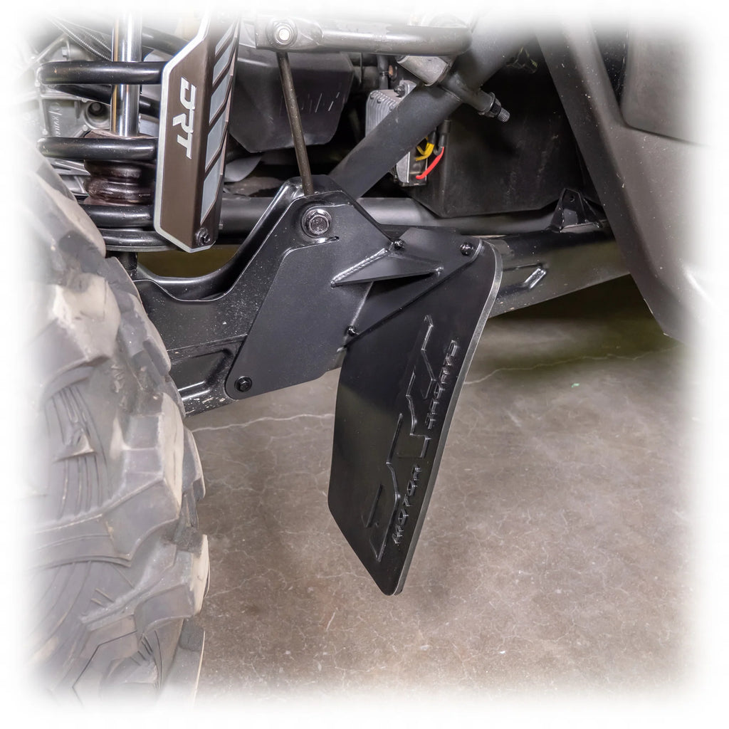 Can-Am 2017+ Maverick X3 Billet Aluminum Rock Guard Mud Flap Kit image 3