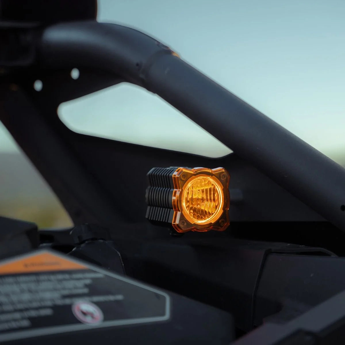 Can-Am Maverick R Backup / Chase Hardware Set and FLEX ERA® 1 LED Light Pod Kit image 4