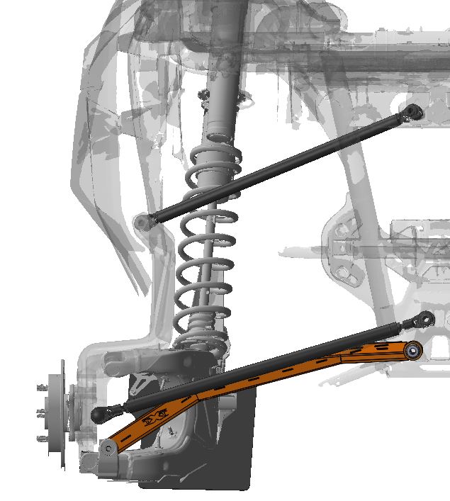 Can-Am Maverick R High Clearance Lower Radius Rod - Teixeira Tech image 0