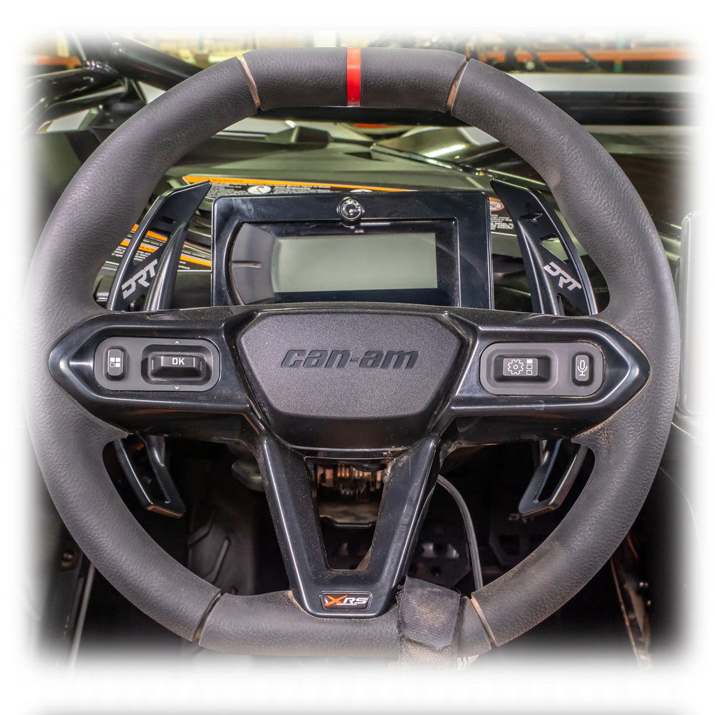 DRT Can-Am 2024+ Maverick R Billet Paddle Shifters image 4