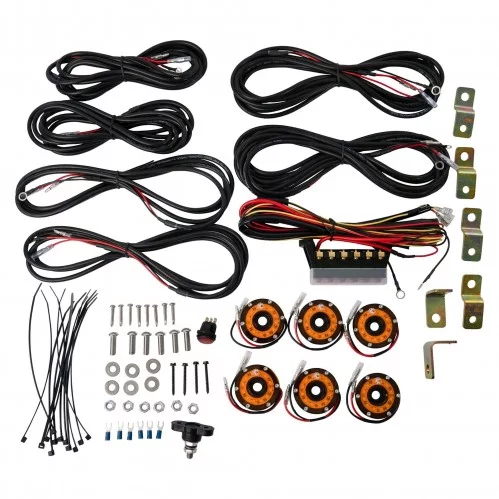 Cyclone Led 6-Light Universal Rock Light Kit - Utv Sxs Jeep image 0