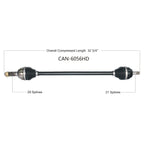 Can-Am Maverick X3 72" Heavy Duty Axle image 3
