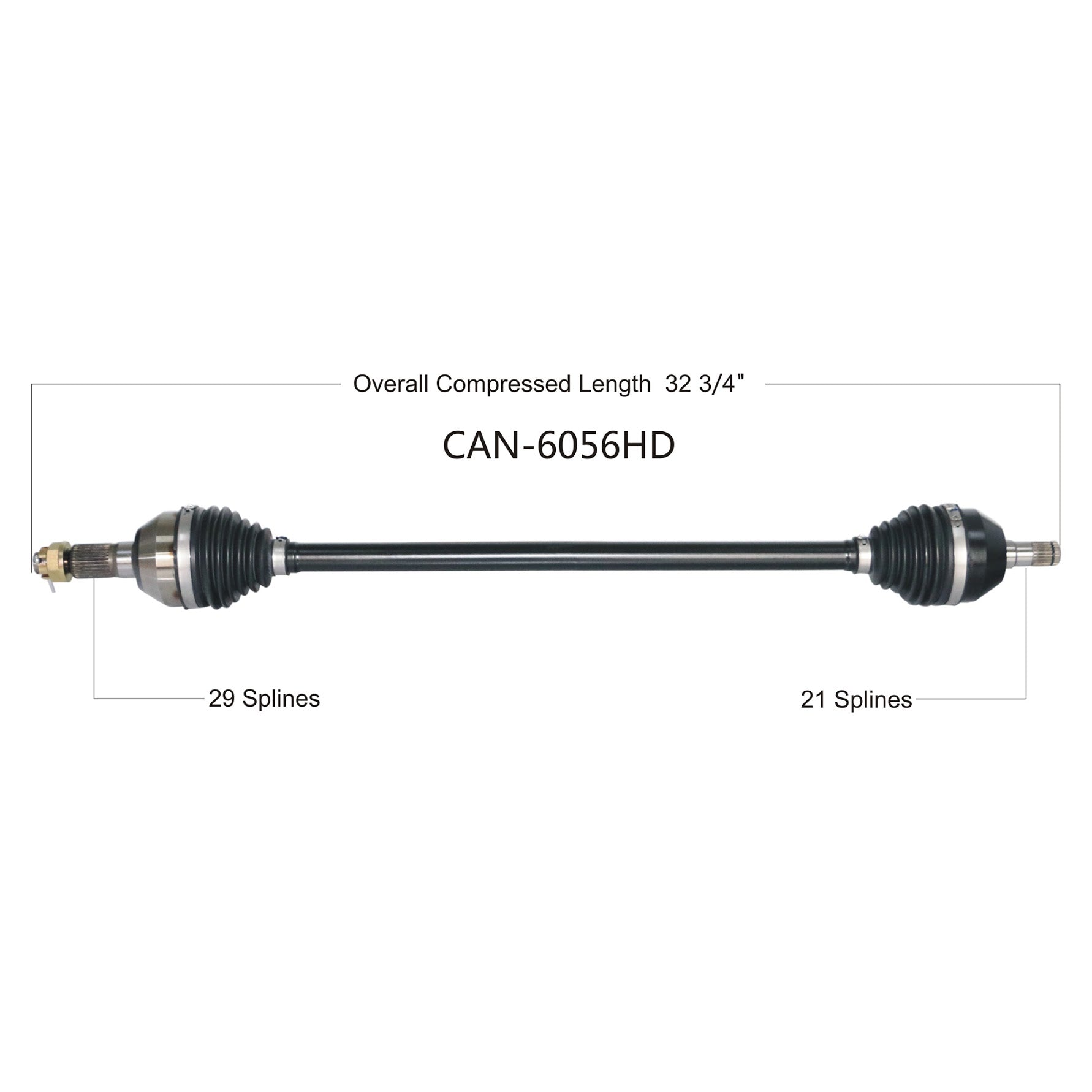 Can-Am Maverick X3 72" Heavy Duty Axle image 3