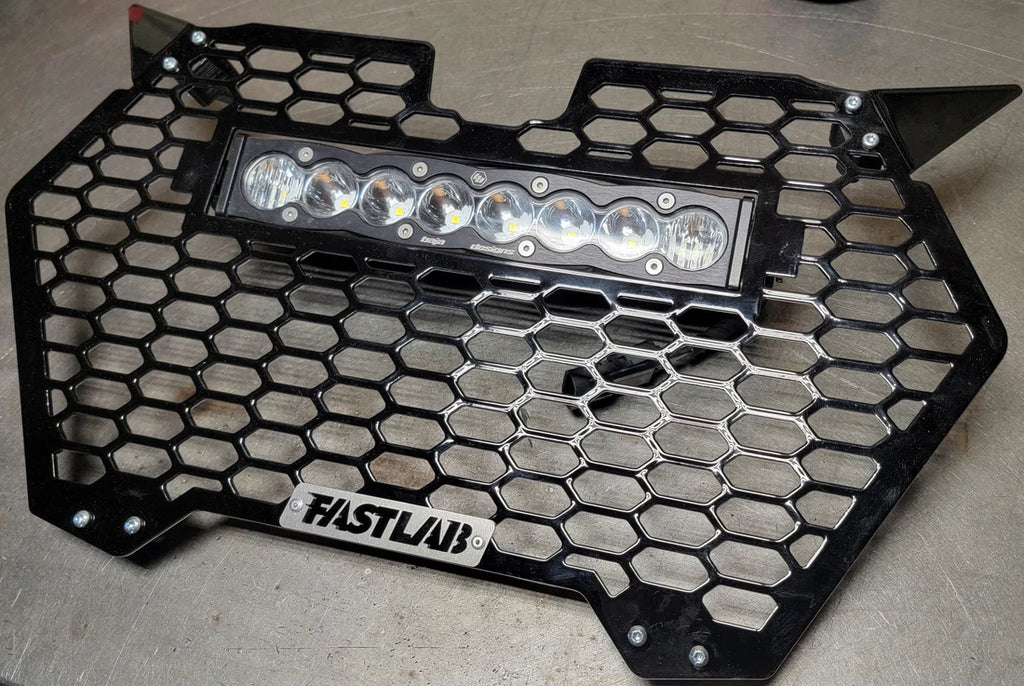 FastLab Can-am Maverick R Grill with S8 Light Bar image 3