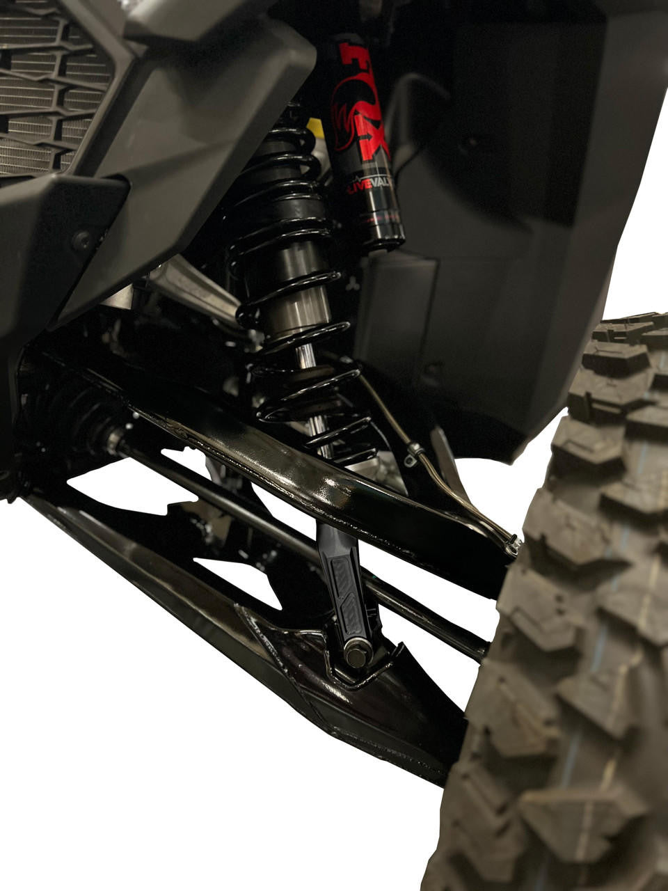 Utv Inc Billet Pro R Lower Shock Fork Set - Black image 1
